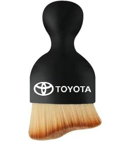 Resim Toyota Uyumlu Araç içi kavisli yumuşak kıllı temizleme fırçası 