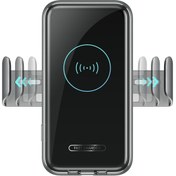 Resim HZL Hızlı Şarj Özellikli Isınma Ve Batarya Korumalı Araç Telefon Tutucu 