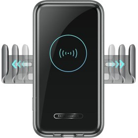 Resim HZL Hızlı Şarj Özellikli Isınma Ve Batarya Korumalı Araç Telefon Tutucu 