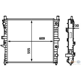 Resim BEHR Cr 551 000s A1635000404 Mercedes Tüm Araçlar Su Radyatörü 163 (ML) Benzinli 