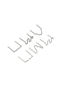 Resim Yaozixa 1000 Adet Tungsten Çelik Araba Tampon Tamir Kaynak Tırnakları - 0.8mm Büyük Dalga Tipi, Plastik Yırtık Onarımı İçin 