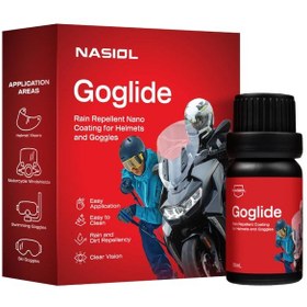 Resim Goglide Kask Ve Gözlük Nano Yüzey Koruyucu-su İtici-nano Yağmur Kaydırıcı-1 Yıl Dayanım-10ml 