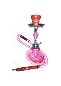 Resim Küçük Boy Nargile Takımı - Pembe 