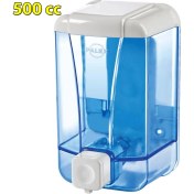 Resim Palex Şeffaf Mavi Sıvı Sabun Dispenseri Sabunluk 500 cc 
