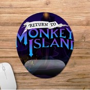 Resim Pixxa Return To Monkey Island Bilek Destekli Mousepad Model - 2 Oval 