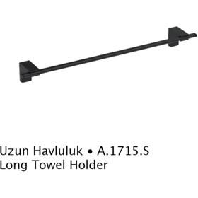 Resim Duxxa Uzun Havluluk F1 Siyah 