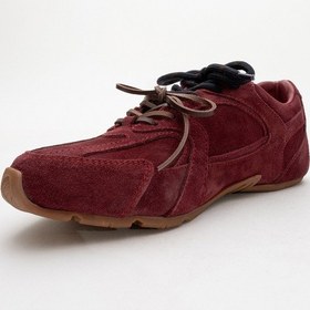 Resim Luvi Shoes Serena Bordo Süet Hakiki Deri Kadın Spor Ayakkabı Bordo 