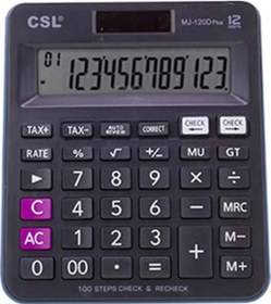 Resim Csl Rz-816 12 Hane Masa Tipi Renkli Hesap Makinesi Çok Renkli 
