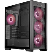 Resim GT302 TUF Gaming ARGB Tempered Glass Siyah USB 3.2 E-ATX Mid Tower Kasa 90DC00I0-B19000 Asus