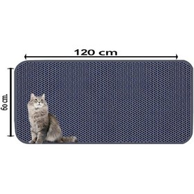 Resim Aktunç Elekli Tuvalet Önü Kedi Kumu Paspası 60x120 Cm Gri 