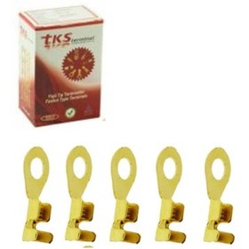 Resim SKM Yuvarlak Fiş 5 Mm(sarı Kablo Başlığı) 