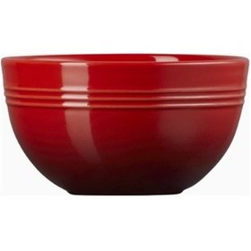 Resim Le Creuset Coupe Snack Kasesi Modern Seramik Tasarım 12cm Kırmızı 