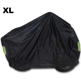 Resim K16374-xl Siyah Evrensel Ağır Hizmet Atv Atc Kapak 190t Yağmur Su Geçirmez 