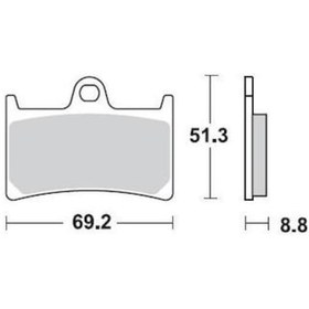 Resim Yamaha Tdm 900 Brakıng Ön Fren Balatası 2002 - 2014 786Cm55 
