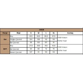 Resim Monamise Kadın Çiçekve Yaprak Deseni V Yaka Alt Üst Takım 24028-siyah Siyah 