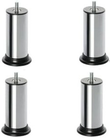 Resim Robot Süpürge Uyumlu Koltuk Baza Ayağı Metal Civatalı Metrik Diş 10mm (4 Adet) 10 CM 