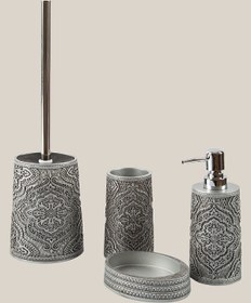 Resim İrya Lane 4 Parça Banyo Seti Gri 