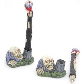 Resim Polyester Kurukafa Tükenmez Kalem - 9061299737788del 