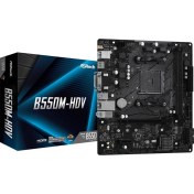 Resim Asrock B550M-HDV Am4 Ddr4 4733(OC) M.2 HDMI Dvı-D D-Sub Usb3.2 Matx 