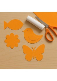 Resim Sanatsal Fon Kartonu 100gr 50x70 Turuncu Kağıt Ürünleri 
