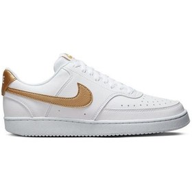 Resim Nike Court Vision Lo Dh3158-105 Beyaz Kadın Günlük Spor Ayakkabı Beyaz 