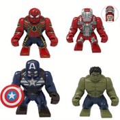 Resim Marvel Örümcek Adam Sergi Figürü, 7 cm Hulk Karakter Süper Kahraman Tatil Hediyesi 