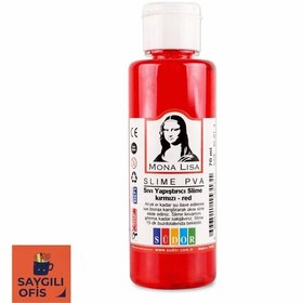 Resim Südor Mona Lısa Sıvı Yapıştırıcı Slıme 70 Ml. Fosforlu Pembe Kırmızı 