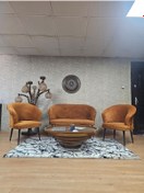 Resim SEVİNÇ MOBİLYA TEDDY Takım Siyah Boyalı Sivriltme Ayak Çay Seti Koltuk - Berjer , Balkon, Salon, Ofis 