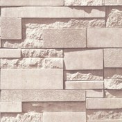 Resim Golden 52 cm x 10 m Taş Desenli Duvar Kağıdı Bej 