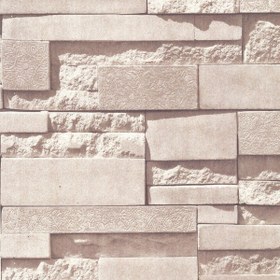 Resim Golden 52 cm x 10 m Taş Desenli Duvar Kağıdı Bej 