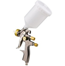 Resim Hallow LVLP 1.8 MM 600 CC Hava Püskürtme Tabancası Kiti Altın - Siyah 