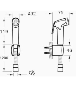 Resim Vitra A45705 Taharet El Duşu 