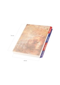 Resim Organizer Ajanda Tarihsiz Kareli 4 Halkalı 19.5x23 CM - Lila 