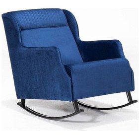 Resim Mona Sallanır Berjer Tv Koltuğu Dinlenme Koltuğu - Lacivert 