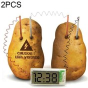 Resim Sones Dıy Novel Green Science Patates Dijital Saat Eğitim Seti 2 İnç Lcd Ekranlı Patates Dahil Değildir Beyaz 