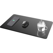 Resim Mc3 Kablosuz Şarjlı Elektrikli Mouse Pad - Siyah (Yurt Dışından) 