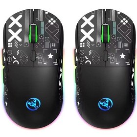Resim Hxsj T90 2.4g Kablosuz Mekanik Fare Rgb Oyun Faresi Ergonomik Tasarım 10 Milyon Tuş Vuruşu Ömrü 3600dpı 15 Rgb Aydınlatma Modu 2'li Paket 001 