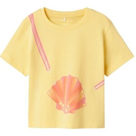 Resim Name It Nmfjassa Ss Nreg Top Pb Sarı Kız Çocuk Kısa Kol T-shirt 000000000102263521 Sarı 
