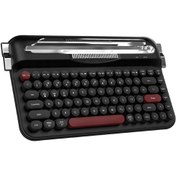 Resim Coverzone Retro Daktilo Klavye Bluetooth & 2.4G, Standlı, Yuvarlak Tuşlu, Ergonomik, Sessiz AJAZZ AF84 