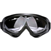 Resim Trendooze Uv400 Toz Siyah Şeffaf Şeffaf Rüzgar Lens Koruyucu Kayak Gözlüğü Geçirmez Geçirmez - Cm 