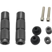 Resim Lnshop Çifti Cnc Anti-Skid Alüminyum Footrests Ayak Pegs Motosiklet Için - Siyah (Yurt Dışından) 