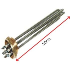 Resim inox rezistans 2'' İnç 15000 Watt Krom Trf Isıtıcı Adet 