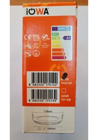 Resim İowa 6w Slim Led Panel Spot 2li Paket 