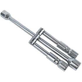 Resim Sones 350mm Katlanır Çapraz Kol Araba Lastiği Anahtarı, Özellikler: 17/19/21/23mm 