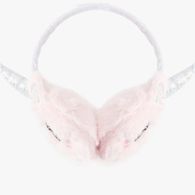Resim Kız Çocuk Unicorn Peluş Kulaklık 