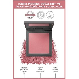 Resim Alix Avien İpeksi Allık - Powder Blush 106 Glowing Rose 