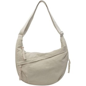 Resim Moda Bez Çanta Kadın Öğrenci Sınıf Omuz Çantası - Haberci Çanta - Büyük Kapasite - 2024 İlkbahar Trendi A.Haki 