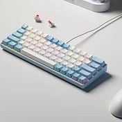 Resim Coverzone ZIFRIEND Türkçe Q Tuş Dizilimi RGB Mekanik Oyuncu Klavye - Kırmızı Switch (T62 