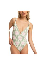 Resim Roxy Roxy Hibiscus Daze One Piece Kadın Mayo Ghz5 Çok Renkli 