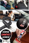 Resim Genel Markalar Köpek Emniyet Kemeri Ve Gezdirme Tasma Tüm Araçlara Uyumlu Köpek Araba Seyahat Kemeri Ayarlanabilir 